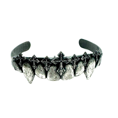 Vampire Fang Cuff in Sterling Silver