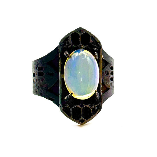 Ring of Spellbinding With Opal in Sterling Silver