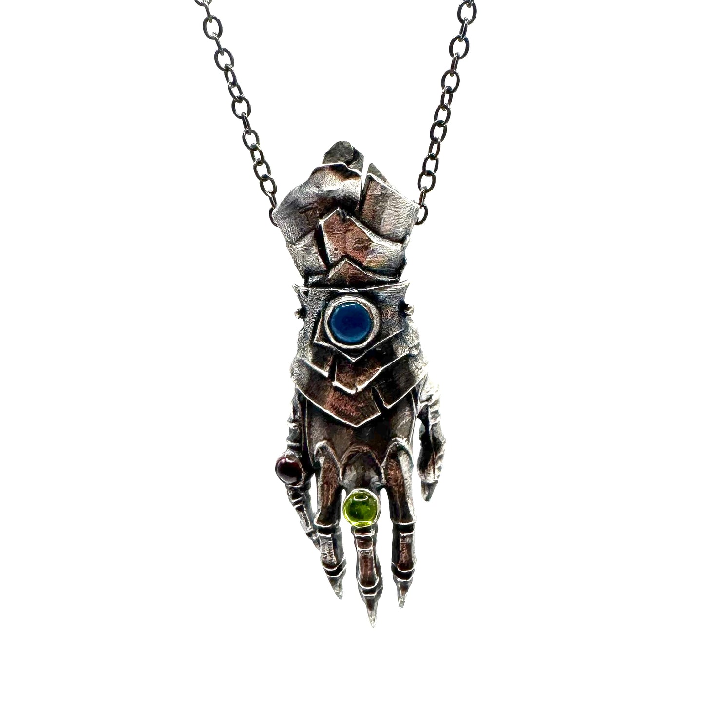 The Abaddon Hand Pendant in Sterling Silver