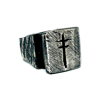 Arcane Ruin Ring in Sterling Silver - Julian The 2nd - RING - Arcane Ruin Ring in Sterling Silver