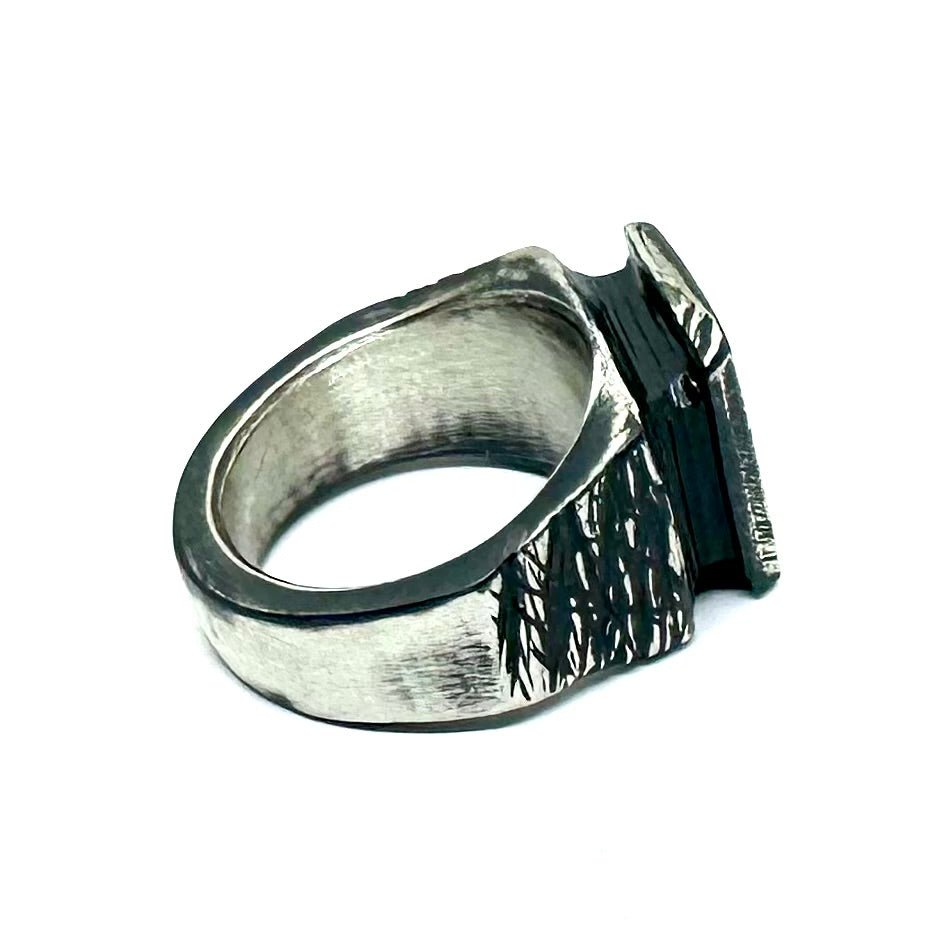 Arcane Ruin Ring in Sterling Silver - Julian The 2nd - RING - Arcane Ruin Ring in Sterling Silver