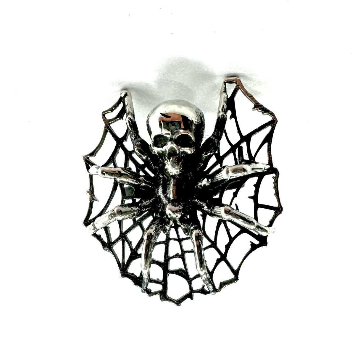 Dark Weaver Ring Spiderweb Sterling Silver - Julian The 2nd - RING - Dark Weaver Ring Spiderweb Sterling Silver