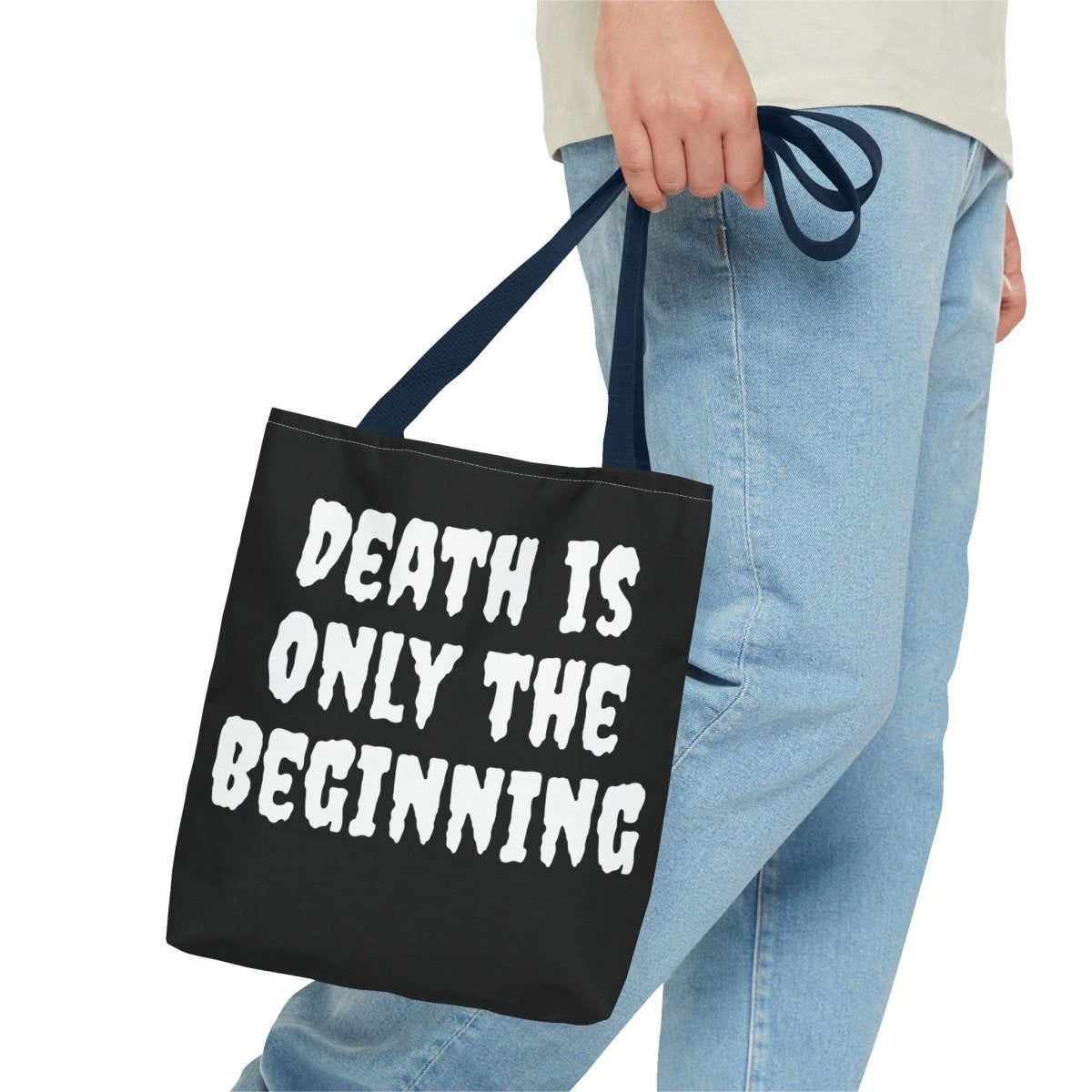 Death - Tote Bag (AOP) - Julian The 2nd - Bags - Death - Tote Bag (AOP)