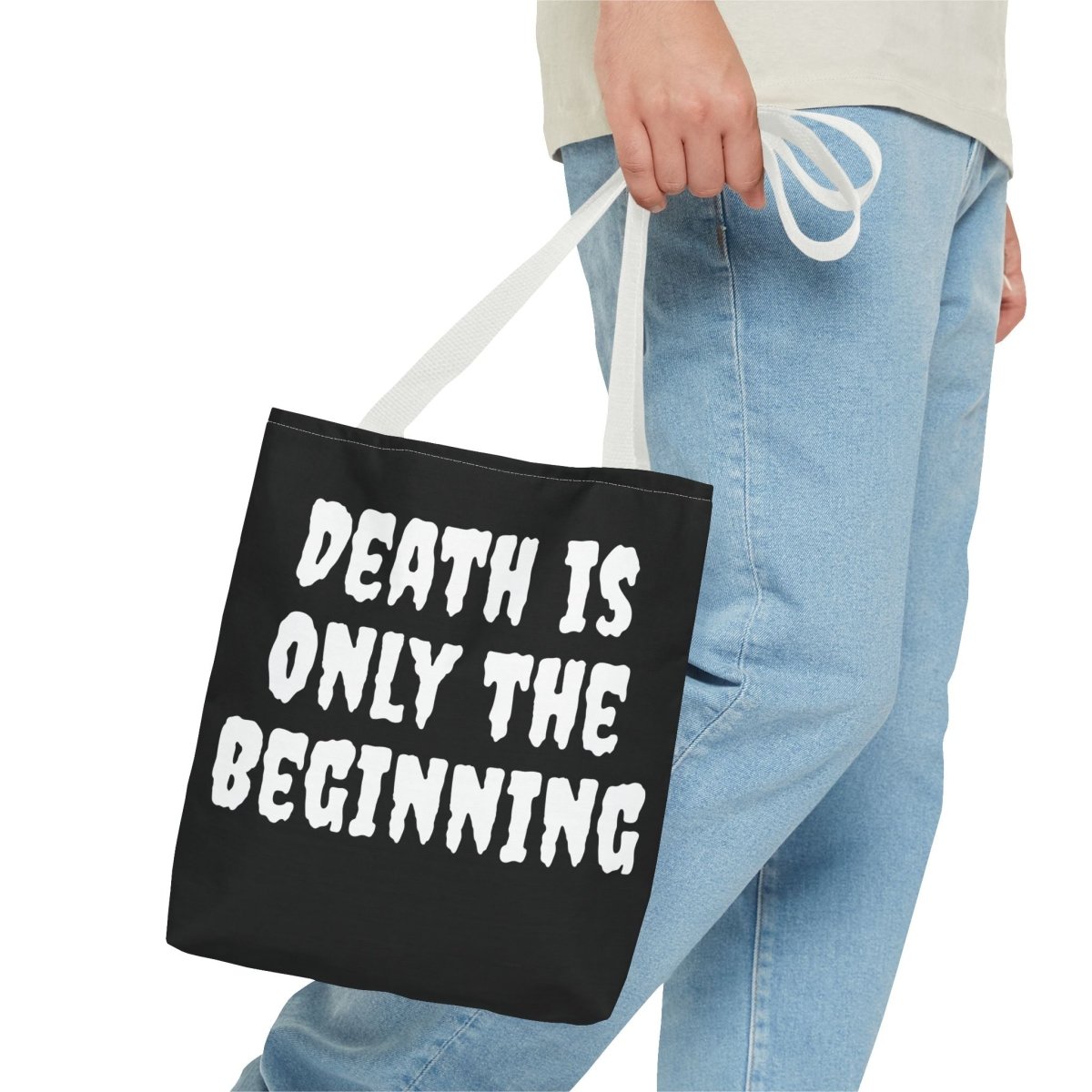 Death - Tote Bag (AOP) - Julian The 2nd - Bags - Death - Tote Bag (AOP)