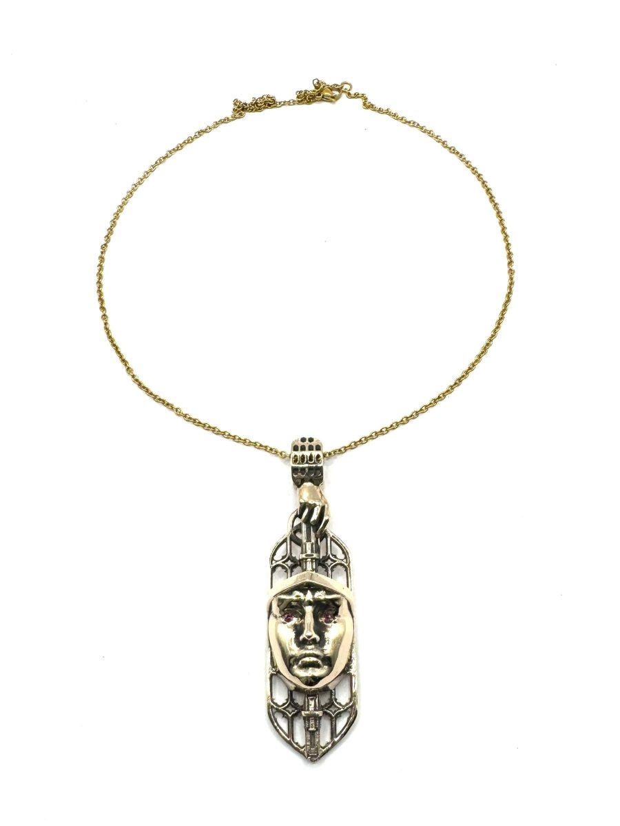 Effigy Bronze Necklace - Julian The 2nd - Effigy Bronze Necklace