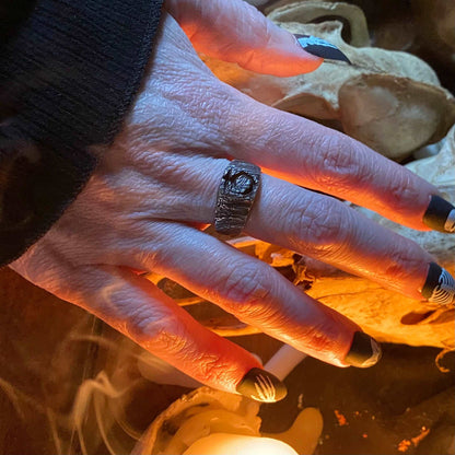 Lilith The First Witch Ring Sterling Silver