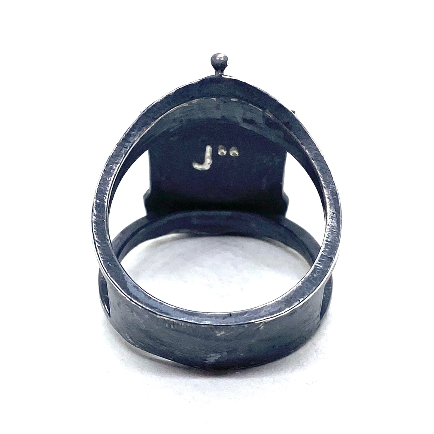 Shadowblade Grimoire Ring In Sterling Silver