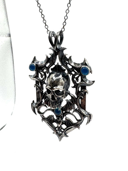 The Vampire's Tomb Pendant in Sterling Silver