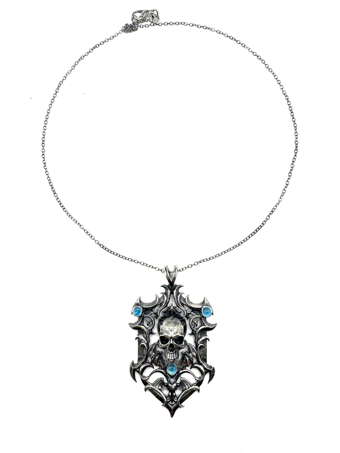The Vampire's Tomb Pendant in Sterling Silver