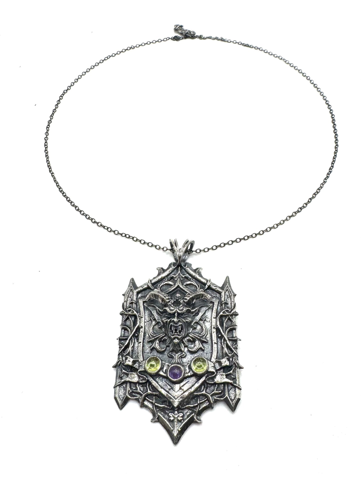 Abaddon's Effigy Pendant in Sterling Silver