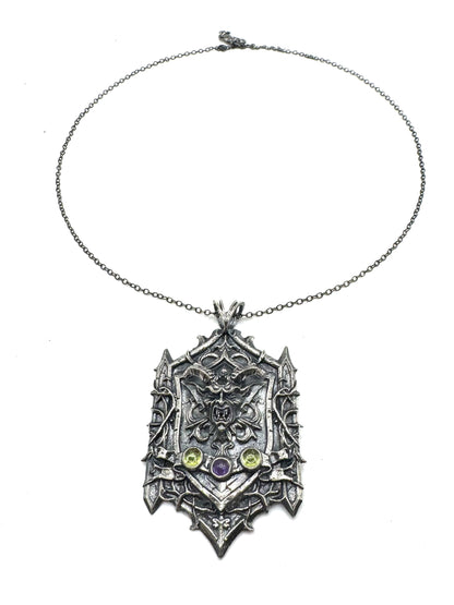 Abaddon's Effigy Pendant in Sterling Silver