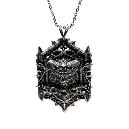 Abaddon's Effigy Pendant in Sterling Silver