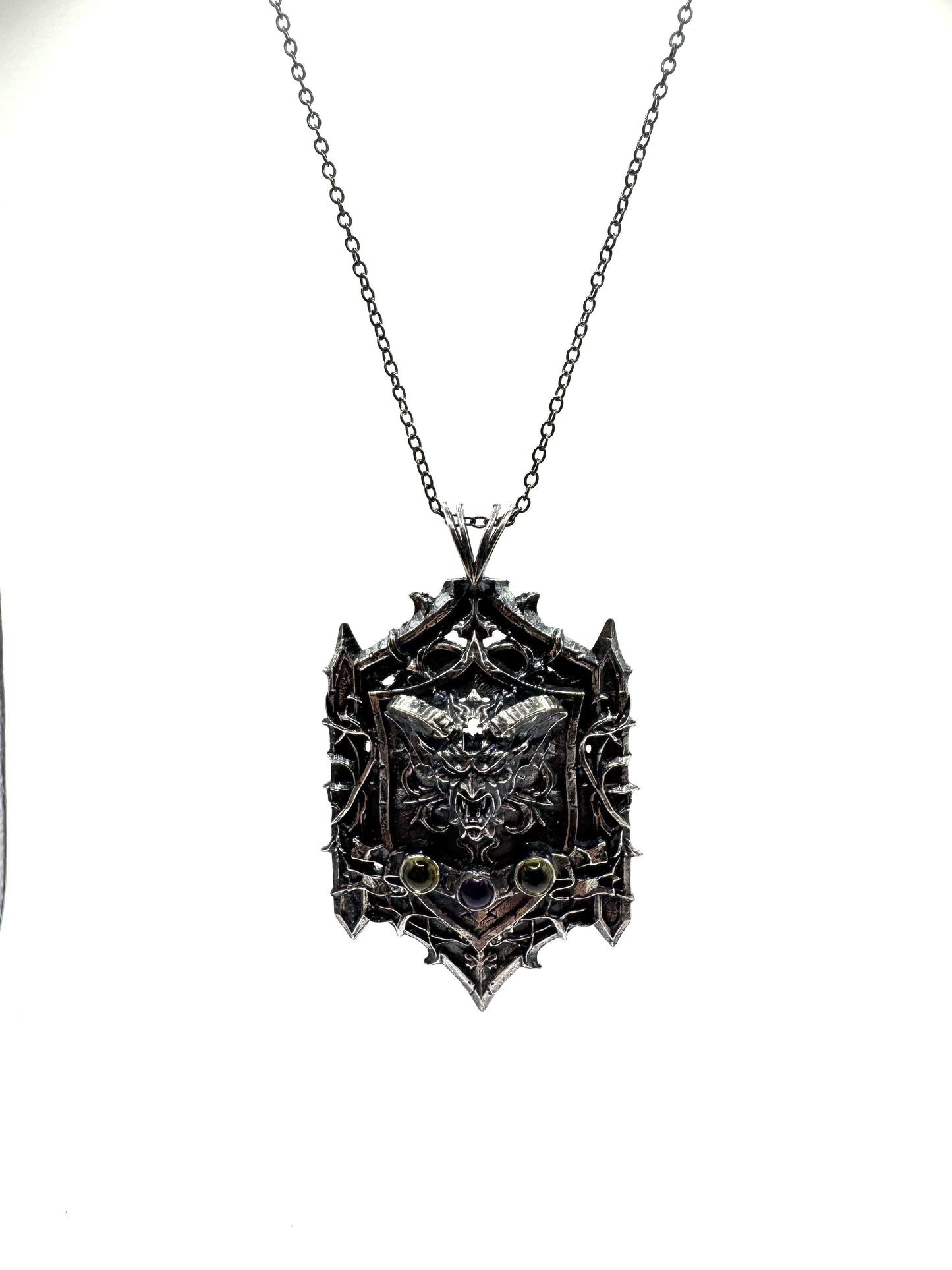 Abaddon's Effigy Pendant in Sterling Silver