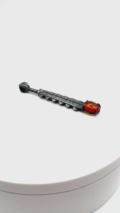 Ancient Origins Sword Pendant - Amber in Sterling Silver