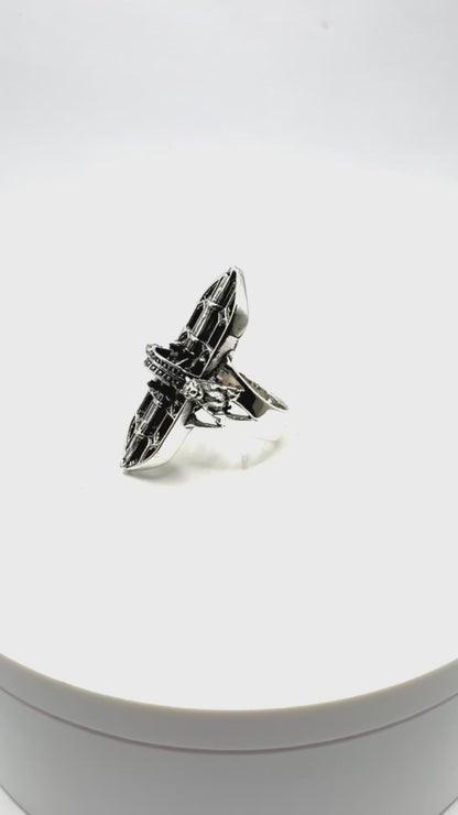 As Above So Below
 Ring Sterling Silver