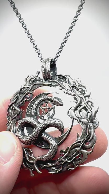 Cepsi’s Protection Exclusive Webb Witch Amulet Sterling Silver Collab Pendant