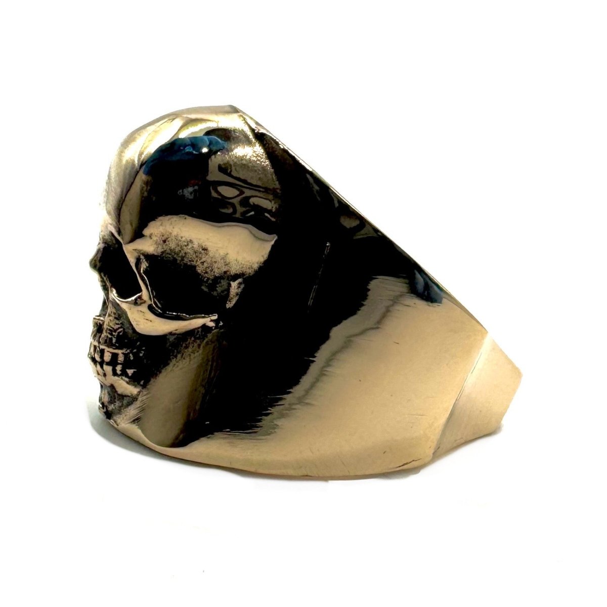 Ring of Eldritch Power Skull Ring in Bronze - Julian The 2nd - RING - Ring of Eldritch Power Skull Ring in Bronze