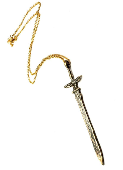 Sword of the Ancients Sword Necklace in Sterling Silver or Bronze - Julian The 2nd - NECKLACE - Sword of the Ancients Sword Necklace in Sterling Silver or Bronze