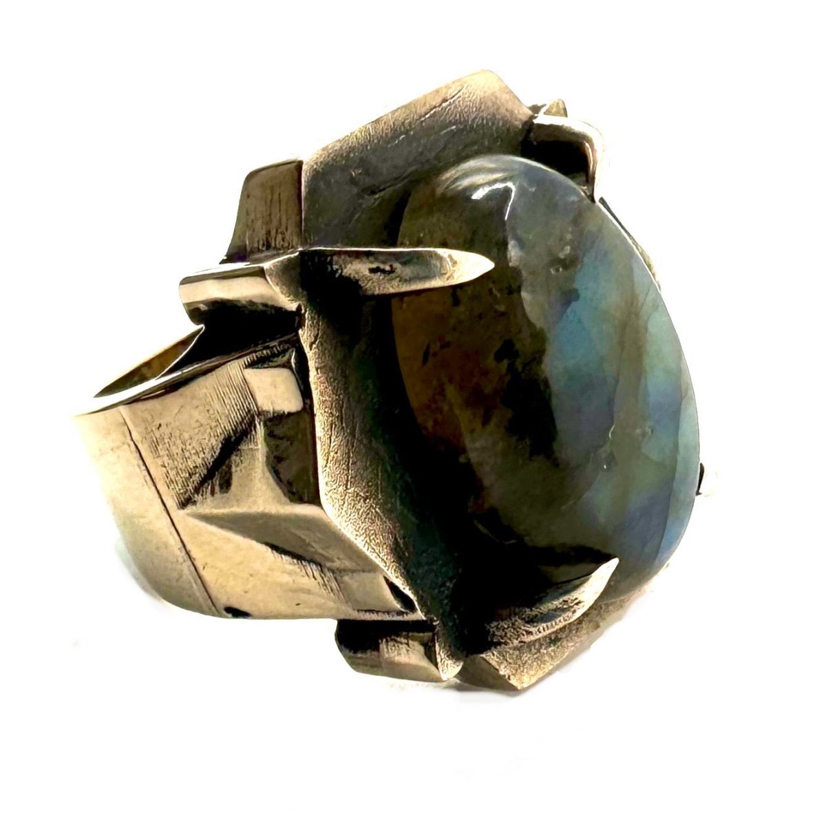 The Ring of Ring of Resolve With Labradorite - Julian The 2nd - RING - The Ring of Ring of Resolve With Labradorite