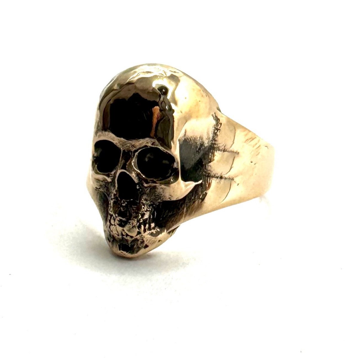 Ventil’s Sacrifice Skull Ring in Bronze - Julian The 2nd - RING - Ventil’s Sacrifice Skull Ring in Bronze