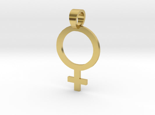 Venus Symbol Sigil pendant 3d printed