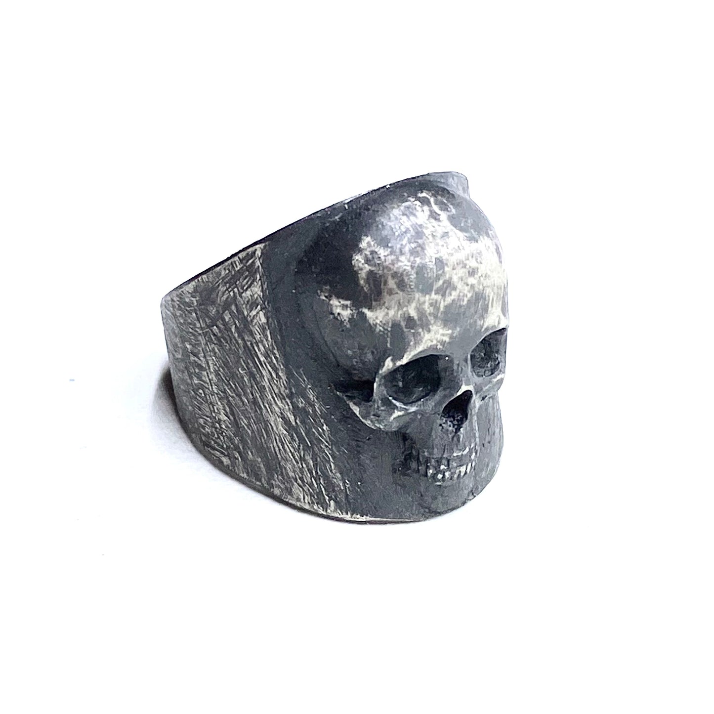 Artifact Skull Ring in Sterling Silver