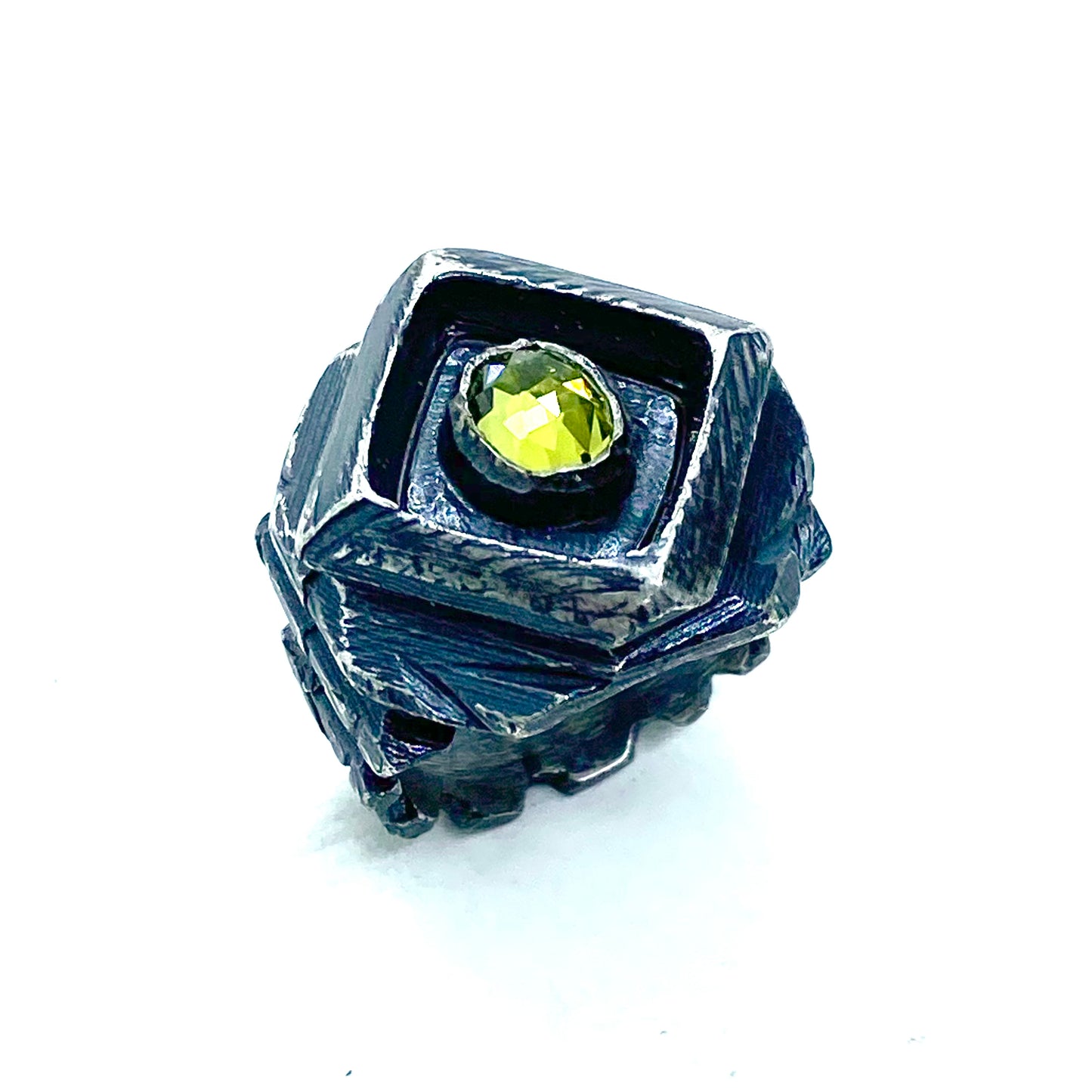 Ghost Ring in Peridot And Sterling Silver