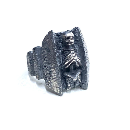 Momento Mori Ring in Sterling Silver