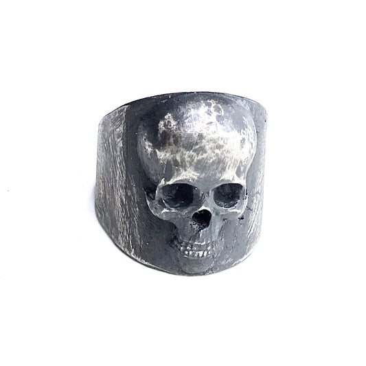 Artifact Skull Ring in Sterling Silver