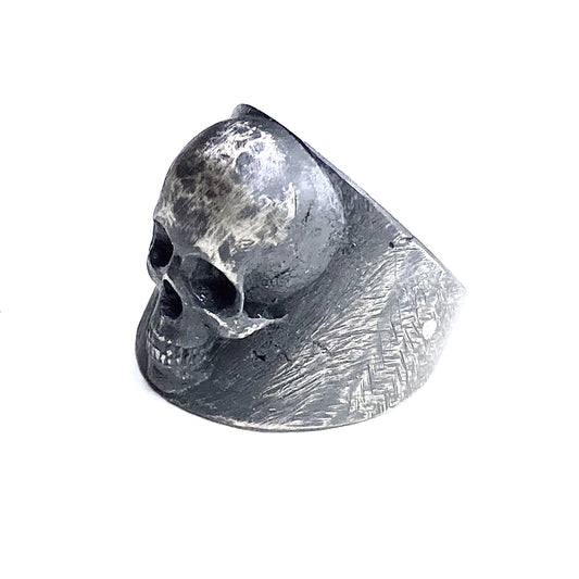 Artifact Skull Ring in Sterling Silver